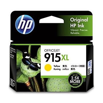 （まとめ）HP HP915XL インクカートリッジ イエロー 3YM21AA 1個【×10セット】
