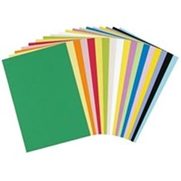 (業務用20セット)大王製紙 再生色画用紙/工作用紙 八つ切り 10枚 ゆき