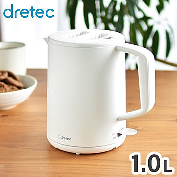 ドリテック タルボ 1.0L 電気ケトル B6119534