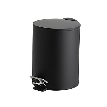 テラモト 静音タイプ ペダルボックス 5L ブラック