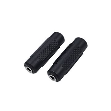 (まとめ)変換名人 AVプラグ 3.5mm(メス) to 3.5mm(メス)ステレオ AV/35J-35JS(2P)×20セット