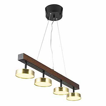 SWAN スワン電器 RUMANI4 PENDANT LIGHT ルマーニ4 ペンダントライト LED内臓 ASP-710 ペンダントランプ 天井吊り下げ照明 4灯 調光 調色 リモコン付き