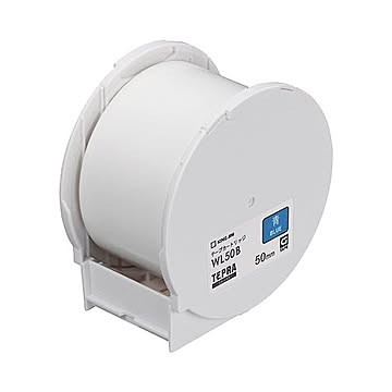 キングジム テプラ Grand テープカートリッジ 50mm 青 WL50B 1個 【×10セット】