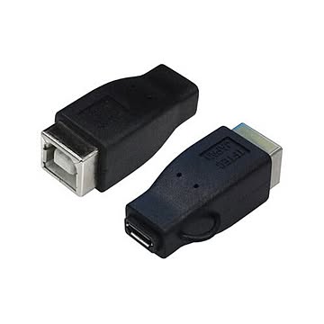 変換名人 変換プラグ USB B(メス)→microUSB(メス) USBBB-MCB