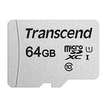 トランセンド 64GB マイクロSDHCカード UHS-I U1 A1 TS64GUSD300S
