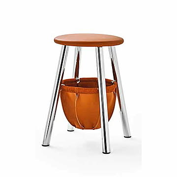 Lemnos レムノス 根 KON スツール コン IK22Q-01 (バスケット付き) ENTRANCE STOOL エントランススツール 椅子 イス 丸椅子