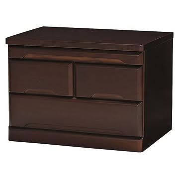 桐製 仏壇チェスト/仏具  木製 スライドテーブル 引き出し付き 〔リビング 仏間〕【代引不可】