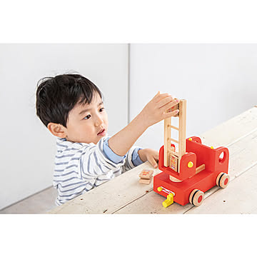 エドインター カタカタ森の消防隊 木製玩具 知育玩具 天然木 TF-33424
