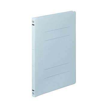 （まとめ） TANOSEE フラットファイルE A4タテ 150枚収容 背幅18mm ブルー 1セット（100冊：10冊×10パック） 【×2セット】