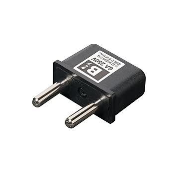(まとめ)ミヨシ 海外電源プラグ変換アダプタ Bタイプ MBA-SB×10セット