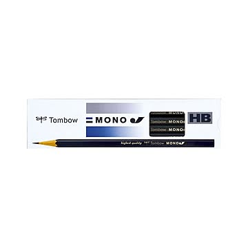 （まとめ） トンボ鉛筆 鉛筆 事務用 MONO-JHB 12本入 【×5セット】