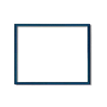 【木製額】色あせを防ぐUVカットアクリル ■デッサン額 三三サイズ（606×455mm）ブルー 壁掛けひも付き 化粧箱入り