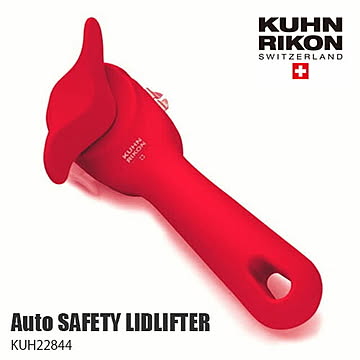KUHN RIKON クーンリコン Auto SAFETY LIDLIFTER 安全缶切り KUH22844 缶切り オープナー 切り口滑らか プライヤー付 キッチン雑貨 便利グッズ 安心 安全
