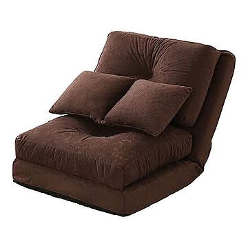 アーバン通商 3WAY ソファベッド fluffy 60 クッション付 PF-019-60 ブラウン