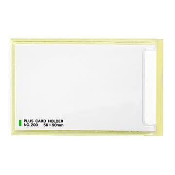 プラス 粘着剤付カードホルダー LA-200ST 100枚