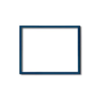 デッサン額縁/フレーム 【大衣サイズ 509×394mm】 ブルー(青) 壁掛けひも付き 化粧箱入り 5767