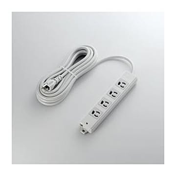 （まとめ）エレコム EU RoHS指令準拠 工事用抜け止めタップ T-WRM3450LG／RS【×2セット】