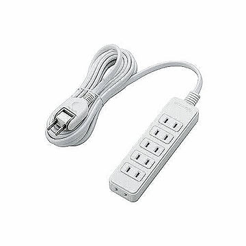 エレコム　ほこりシャッター付き電源タップ　T-ST02-22630WH 管理No. 4953103382121