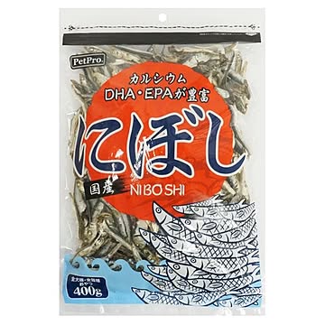 〔まとめ〕 ペットフード ペットプロ 国産にぼし 400g 6セット ドッグフード キャットフード ペット用品【代引不可】
