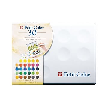サクラクレパス プチカラー 水筆入り30色セット NCW-30H