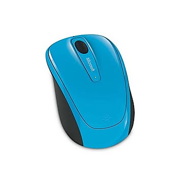マイクロソフト L2 Wireless Mobile Mouse 3500 Mac/Win USB PortRefresh Cyan Blue GMF-00420