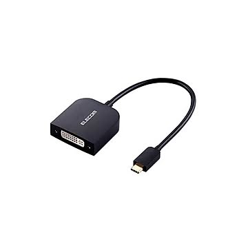 エレコム Type-C映像変換アダプタ TypeC-DVI ブラック AD-CDVIBK