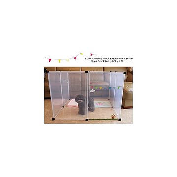 (まとめ)ITPROTECH ペットフェンス 50x70 8枚組 フラッグ柄 YT-FE5070-FLAG×2セット