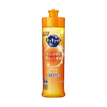 （まとめ）花王 キュキュット オレンジの香り 本体240ml 1本【×20セット】