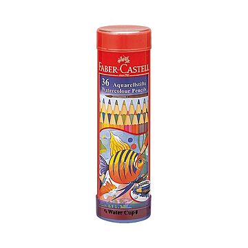 まとめ ファーバーカステル 水彩色鉛筆 丸缶36色 TFC-115936 1セット ×10セット