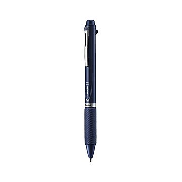 （まとめ） ぺんてる エナージェル 多機能ペン 0.5mm ダークブルー軸 【×10セット】