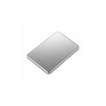 BUFFALO USB3.1(Gen1)/USB3.1 ポータブルHDD 1TB シルバー HD-PUS1.0U3-SVD 管理No. 4981254048849