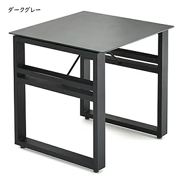テーブル 組立式 収納付き ダイニングテーブル CEDT0365 幅700x奥行700x高さ715mm B.Bファニシング