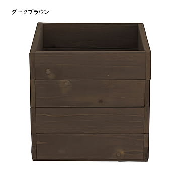 鉢カバー プランター 2個入 組立式 DEP-36-2P 幅360x奥行360x高さ360mm 住まいスタイル