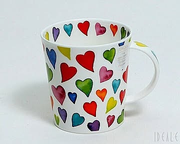 ダヌーン マグ LOMOND レインボーハート WARM HEARTS Dunoon Mug