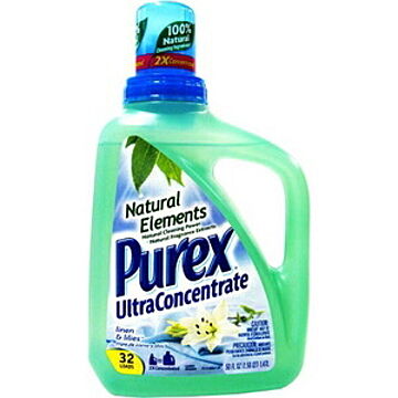 輸入洗剤 PUREX（ピューレックス） ナチュラルエレメント リネン＆リリー 1470ml×6本