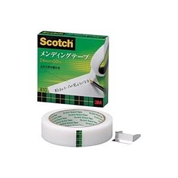 （まとめ）スリーエム 3M メンディングテープ 810-3-24 24mm×50m【×5セット】