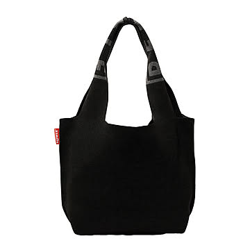 SLOWER スロウワー PEBBLE KNIT BAG Gene (M) ぺブル ニットバッグ ジーン(M) / エコバッグ トートバッグ マルシェバッグ ポリエステル A4サイズ