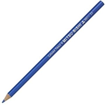 (業務用50セット) 三菱鉛筆 色鉛筆 K880.33 青 12本入