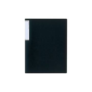 （まとめ買い）LIHITLAB クリヤーブック クリアブック N7111-24 黒 10冊 【×2セット】