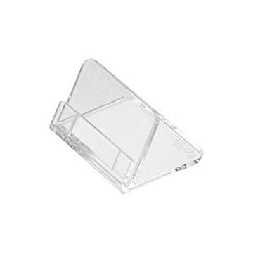 （まとめ）共栄プラスチック メタクリル豆カード立（中）5個入 L-35-5 【×20セット】