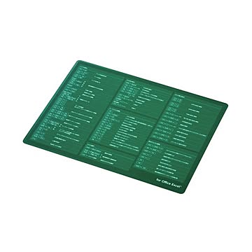 （まとめ） エレコム マウスパッド／入力支援／エクセル／XLサイズ／グリーン MP-SCBGE 【×5セット】