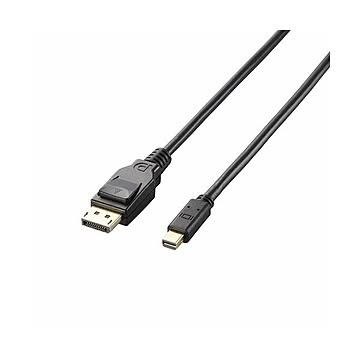 (まとめ)エレコム DisplayPort(TM)ケーブル CAC-DPM1210BK×2セット