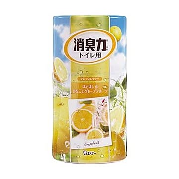 （まとめ）エステー トイレの消臭力 グレープフルーツ 400ml 1セット（5個）【×10セット】