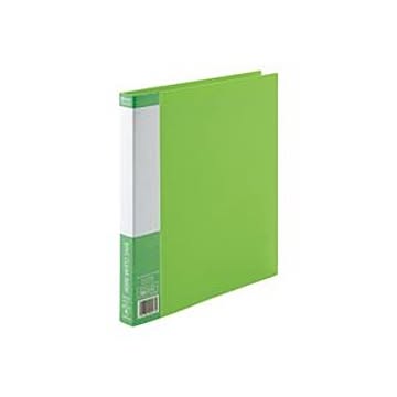 （まとめ）ジョインテックス リング式クリアーブック D051J-GR 緑1冊【×10セット】
