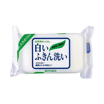 （まとめ） ミヨシ石鹸 白いふきん洗い135g×50セット