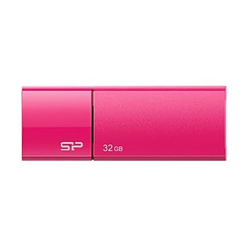（まとめ）シリコンパワーUSB2.0フラッシュメモリ Ultima U05 32GB ピンク SP032GBUF2U05V1H 1個【×3セット】