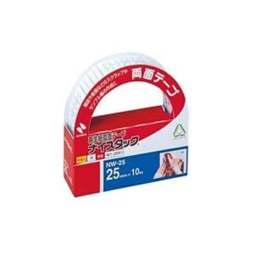 (業務用100セット) ニチバン 両面テープ ナイスタック 【幅25mm×長さ10m】 NW-25