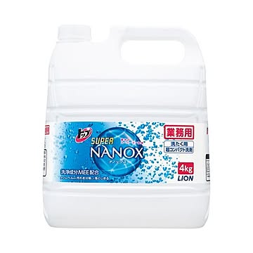 （まとめ） ライオン トップNANOX 業務用 4kg×3セット