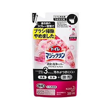 （まとめ） 花王 トイレマジックリン 消臭洗浄スプレー ツヤツヤ ローズ 詰替 【×20セット】
