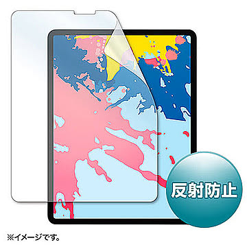 サンワサプライ Apple 12.9インチiPad Pro 2018用液晶保護反射防止フィルム LCD-IPAD11 管理No. 4969887898383